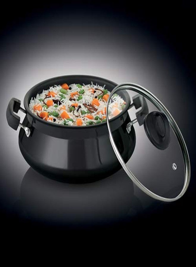 Premier Hard Anodised Aluminium Trendy Black Handi Mini (Code-109020), Compact, Durable and Stylish Cookware for Efficient Cooking. Ideal for Small Families and Singles - Image 2